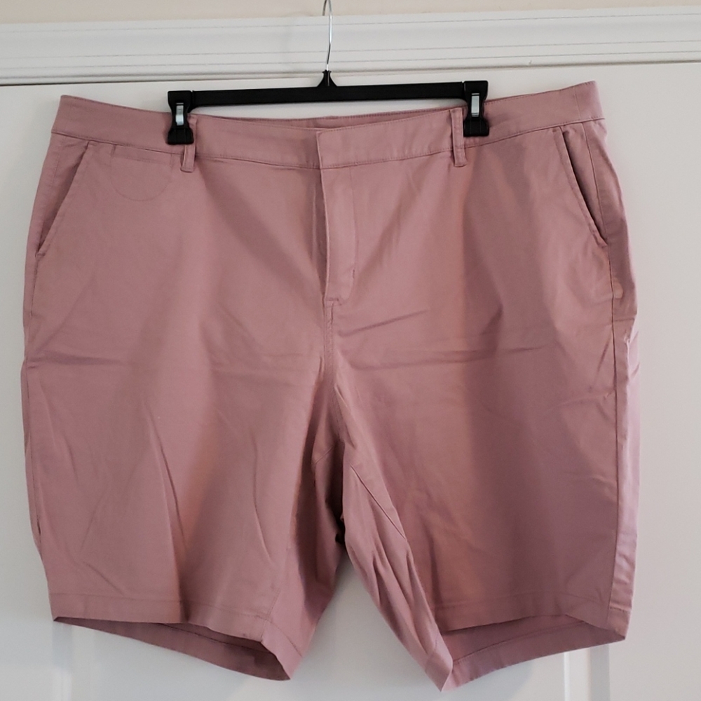 Mauve Cotton shorts